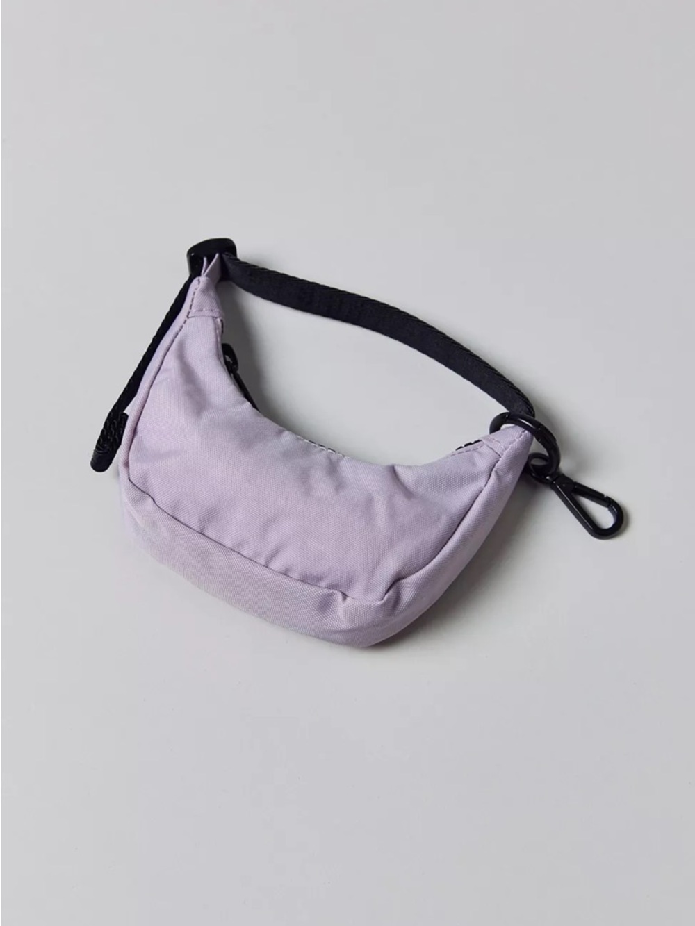 BAGGU Mini Charm Bag Nylon Lavender Purple New w/ Tag